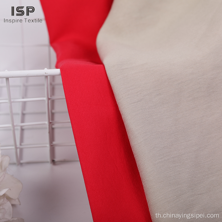 Polyester Blend Rayon Fabrics T/R Tencel Linen ย้อมสี