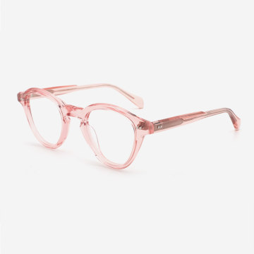 Round Acetate Female Optical Frames 24A3045