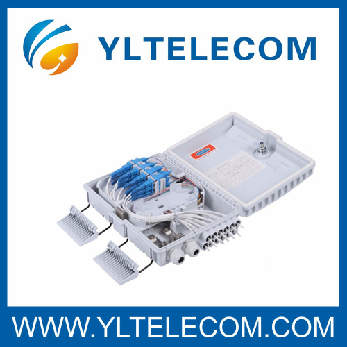 12 কোর ftth ফাইবার অপটিক বিতরণ সমাপ্তি বাক্স