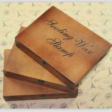 DIY wooden box sealing wax set