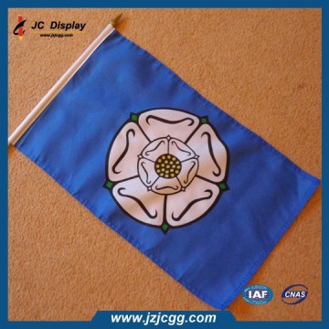 Custom advertising hand shaking flag