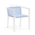 White Garden PE Wicker Beach Chair