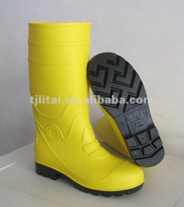 steel toe yellow boots