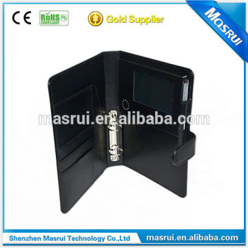 Leather PU video brochure video booklet video folder promotion gift