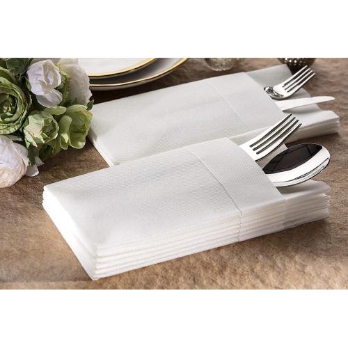 Paper Napkins Pre-folded for Silverware