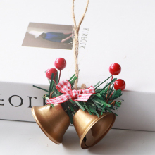 Handmade DIY Metal Bell Pendant for Christmas Tree Decorations