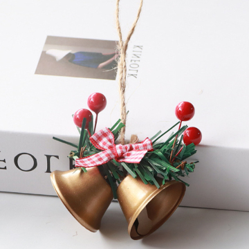 Handmade DIY Metal Bell Pendant for Christmas Tree Decorations