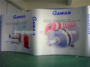 maganetic pop up stands.curved pop up stands