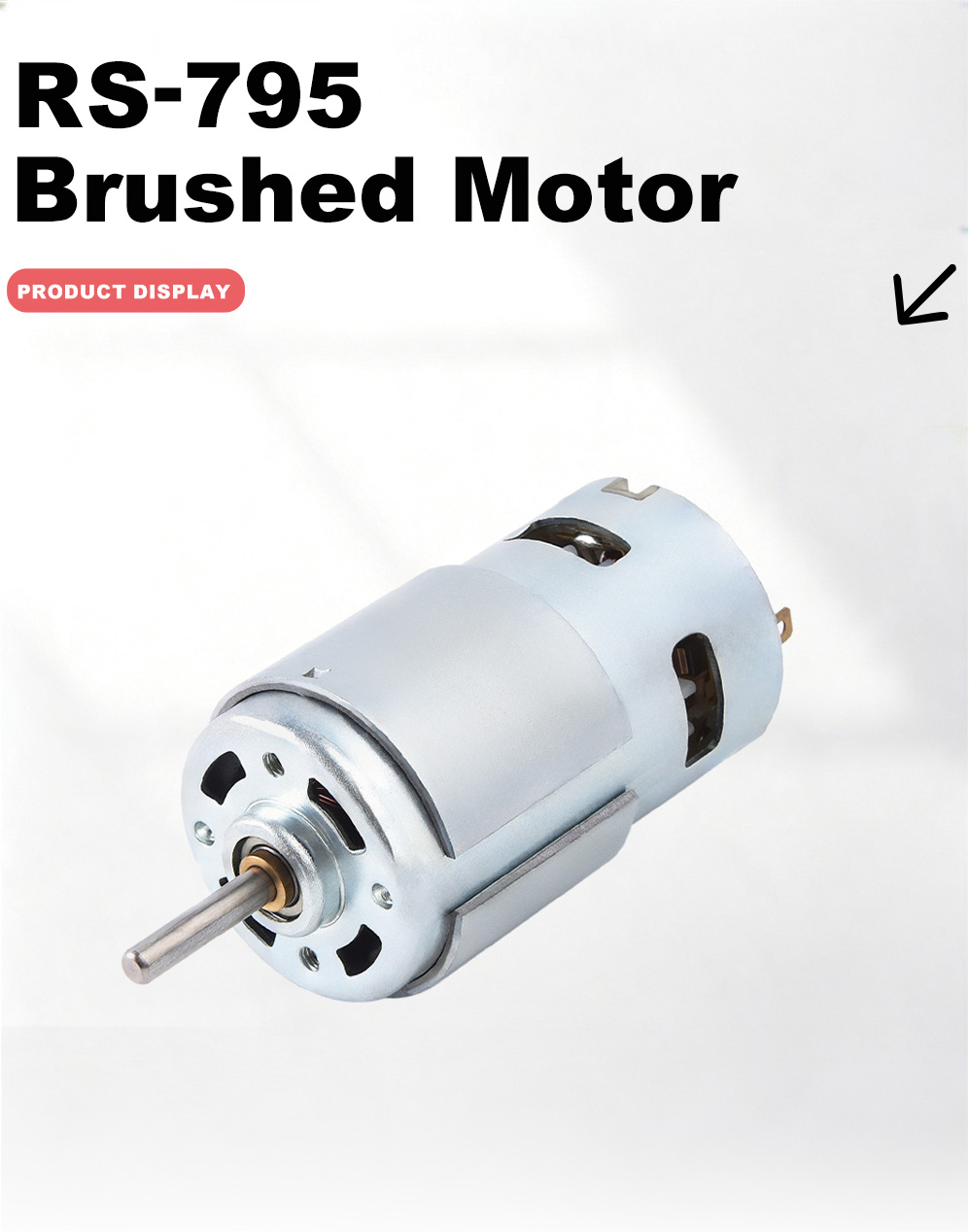 795 Fırçalı DC Motor-2x 795 Brushed DC Motor-2x
