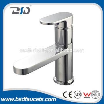 ACS certificate Made in China single zinc handle rotate spout chrome basin faucet