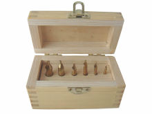 Drills Set 6-Piece Titanium-Coated Pau Style