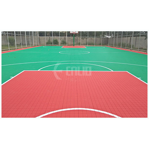 Enlio Ukuran Besar Koneksi Lembut PP Interlocking Sport Flooring