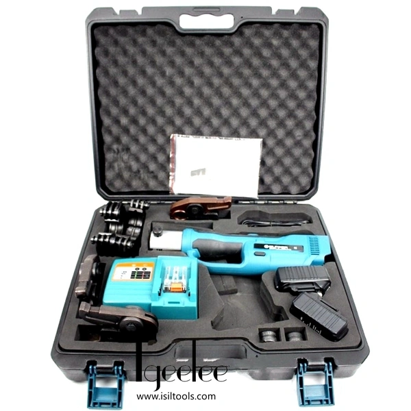 Igeelee Power Pex Crimping Tools Plumbing Tools with V15-54 Jaws and M12-54 Jaws Pz-1550