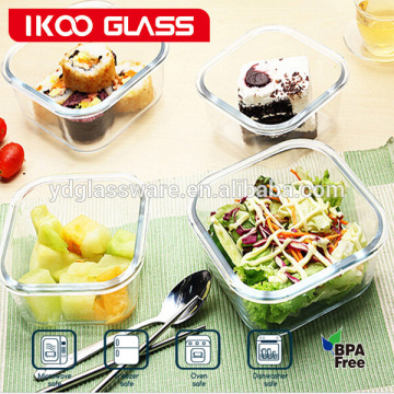 Square Preservation Lunch Glass Box