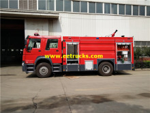 8 CBM Water Foam Steyr Fire Trucks