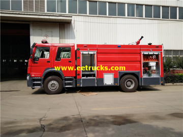 8 CBM Water Foam Steyr Fire Trucks