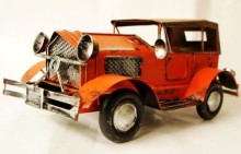 Antique metal car model
