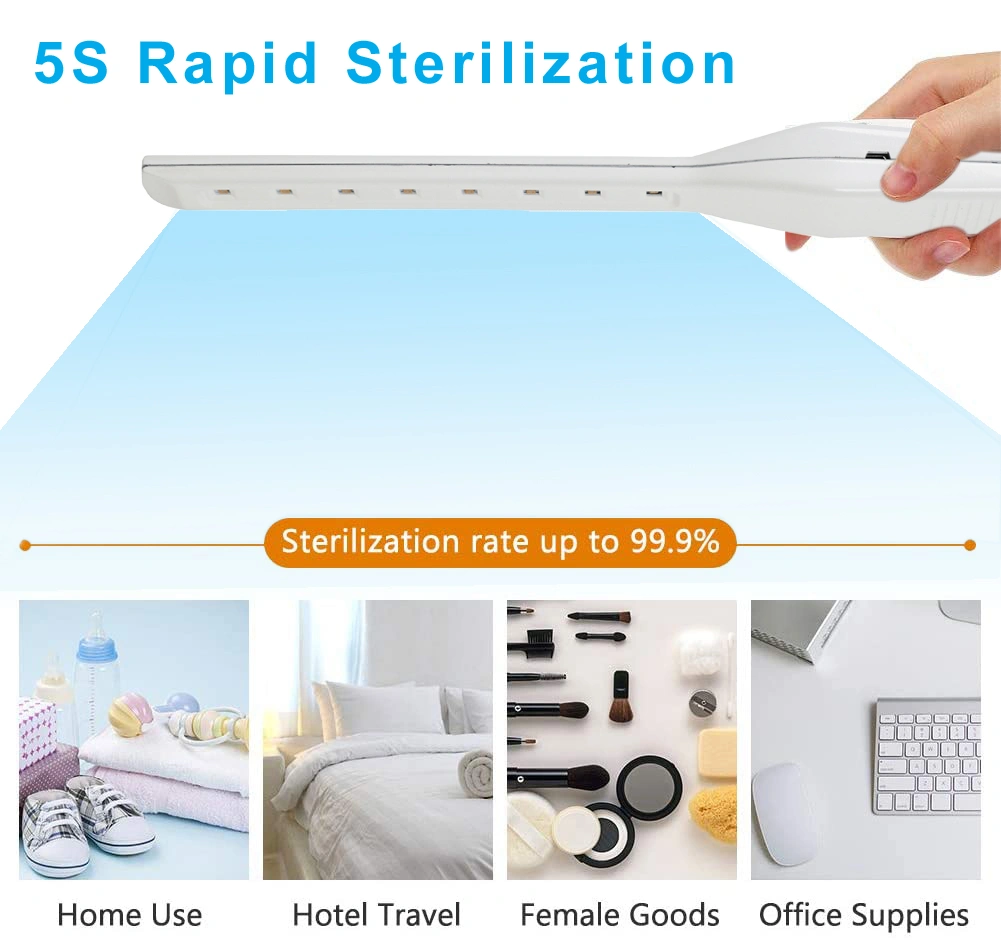 Portable Travel Wand UV-C Surface Sterilization Stick UV Light