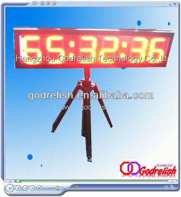 Professional dot matrix led digital clock display for wholesales