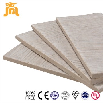 Non-asbestos wood grain fibre cement board natural color