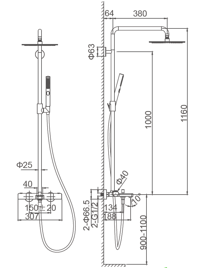 Thermostatic Showers