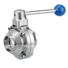 3A Sanitary Stainless Steel Welded Butterfly-Type Ball Valve