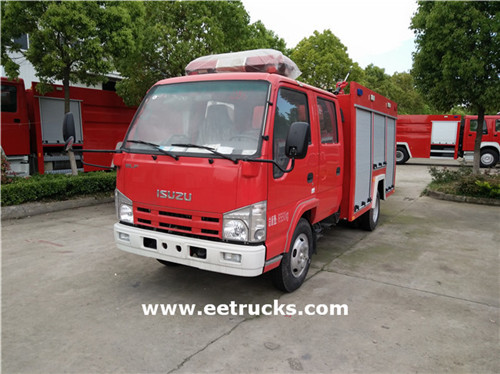 Isuzu 2 ton gobara tanker trucks