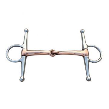 Horse Full Cheek Stainless Copper Snaffle Bit