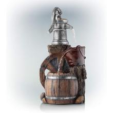 Old Fashion Pump Barrel Rustic Fountain