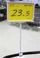 Panneau d&#39;affichage de prix en plastique de supermarché de la publicité