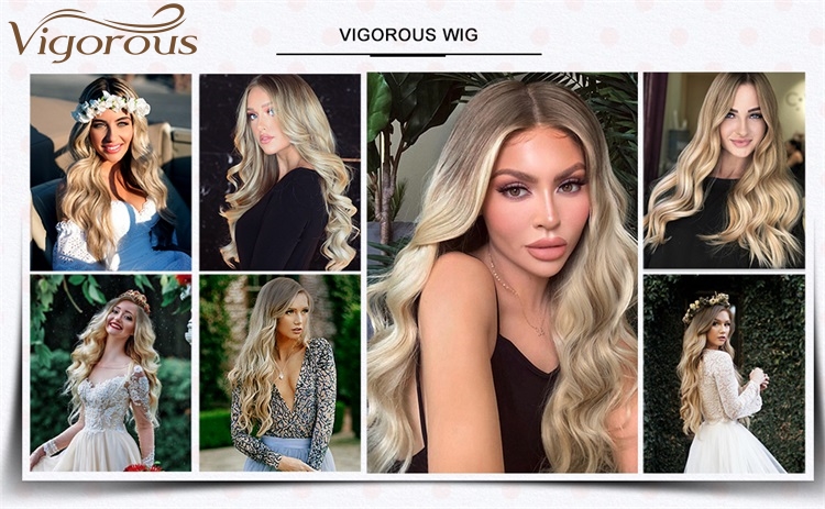 Top selling Curly wave afro high quality fiber blonde brown long hair wigs lace front ombre synthetic hair wigs