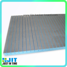 Pre-slit backer board