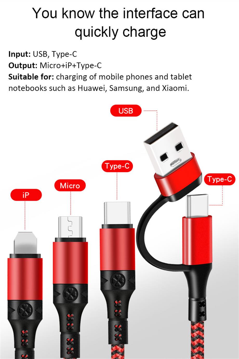 Coiled Braided Usb C Cable