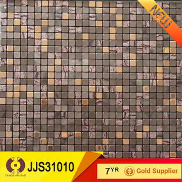 Building material metallic mosaic 3d wall mosaic tile (JJS31010)