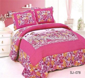 Patchwork Embroidery Quilted Bedding Sets Manufacturer Hot Sale