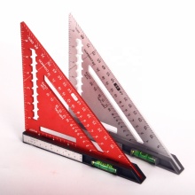 7 Inch Aluminum Alloy Triangle Protractor Ruler for Woodworking