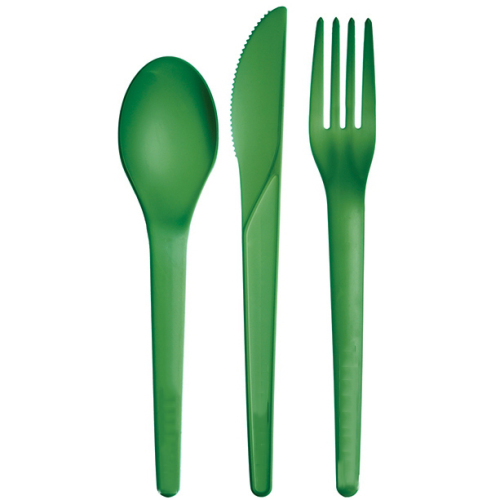 100% biodegradowalne jednorazowe nóż stołowe widelc i łyżka noża