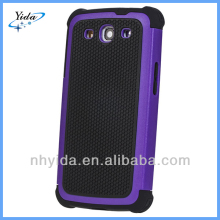 New Arrival Touch Combo Hybird PC + Silicone Cellphone Case For Samsung Galaxy I9300