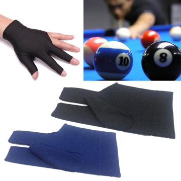 High-grade Spandex Snooker Billiard Cue Glove Open Three Finger Accessory Entertainment Snooker Billiard Snooker