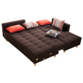 Folding Fabric Futon Daybed Chaise Bäddsoffa