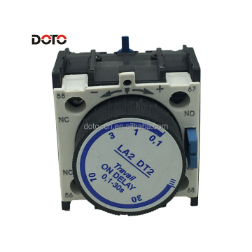 LA2 DT2 Air Delay Timer Contactor - NO/NC Auxiliary Contacts 0.1-30s