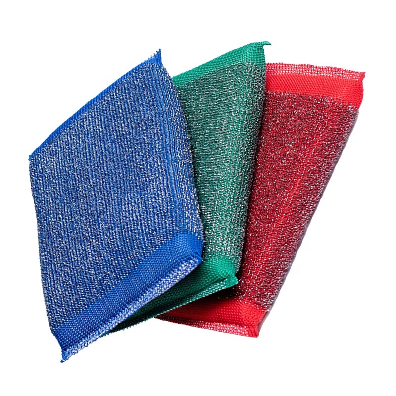 Kitchen Cleaning Metal Scrubber Sponge Scouring Pad