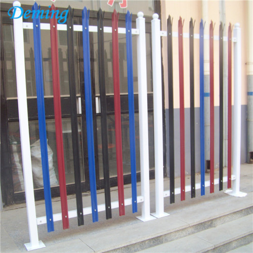 PVC Coated High Security Steel Palisade Fencing