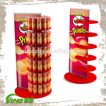 potato chips metal display rack , potato chip & snack display rack , potato chip rack