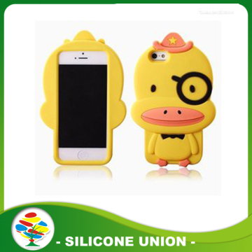 Hot selling cute silicone cartoon mobile phone sets