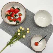 Hot selling factory price fast dispatch colorful ceramic salad bowl sets for christmas