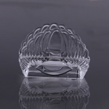 Hand Made Wing Shape Crystal Glass Napkin Holder