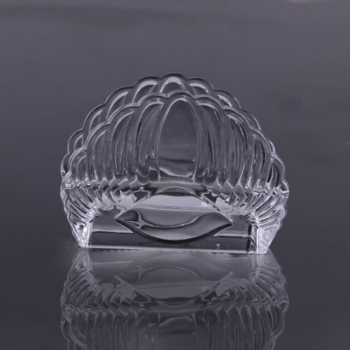 Hand Made Wing Shape Crystal Glass Napkin Holder