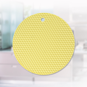 Round Honeycomb Silicone Mat