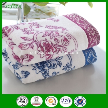 32s2 cotton towel with print,custom print face towel